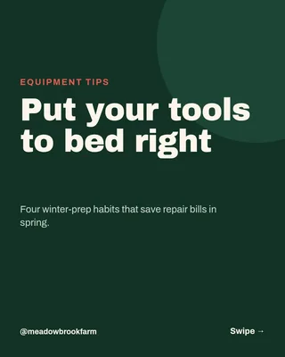 Field Tool Care Tips, page 1