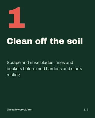 Field Tool Care Tips, page 2