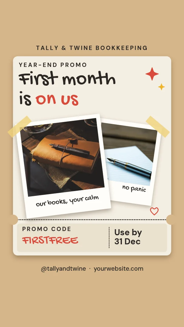 Cork Ticket Polaroid Promo – Instagram story template