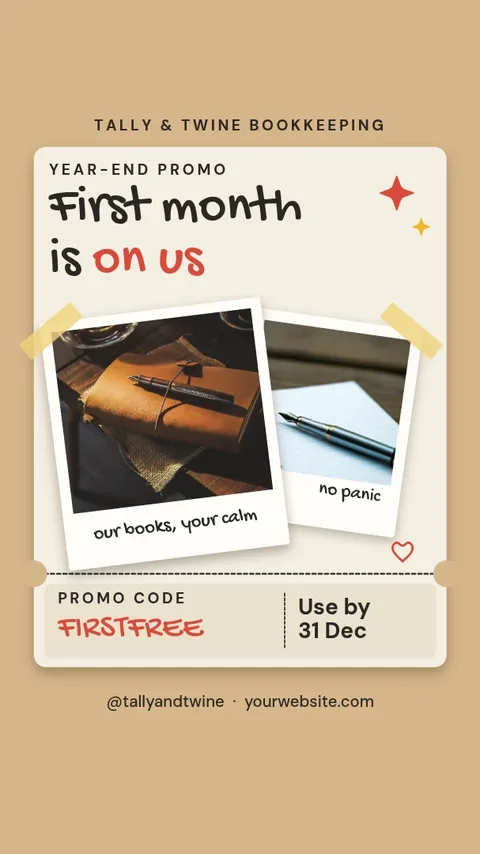 Cork Ticket Polaroid Promo – Instagram story template