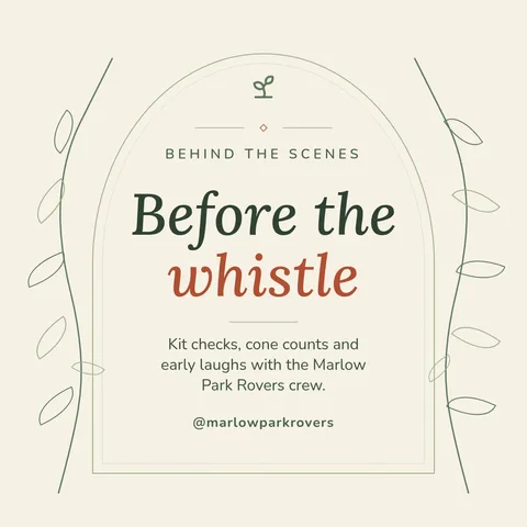 Whistle Sprig Arch – Instagram post template