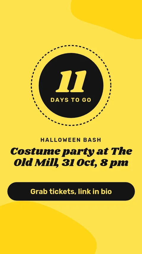 Spooky Night Countdown – Instagram story template