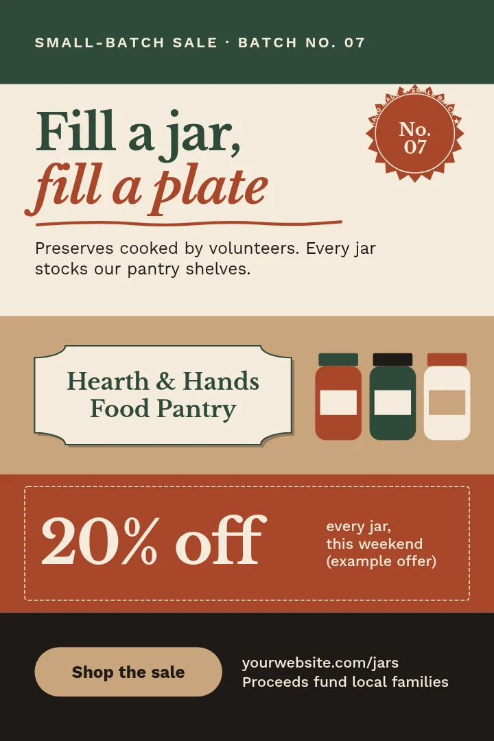 Jar Band Stamp Sale – Pinterest pin template
