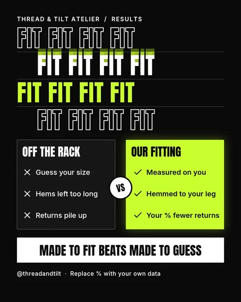 Fit Echo Verdict Columns – Instagram post template
