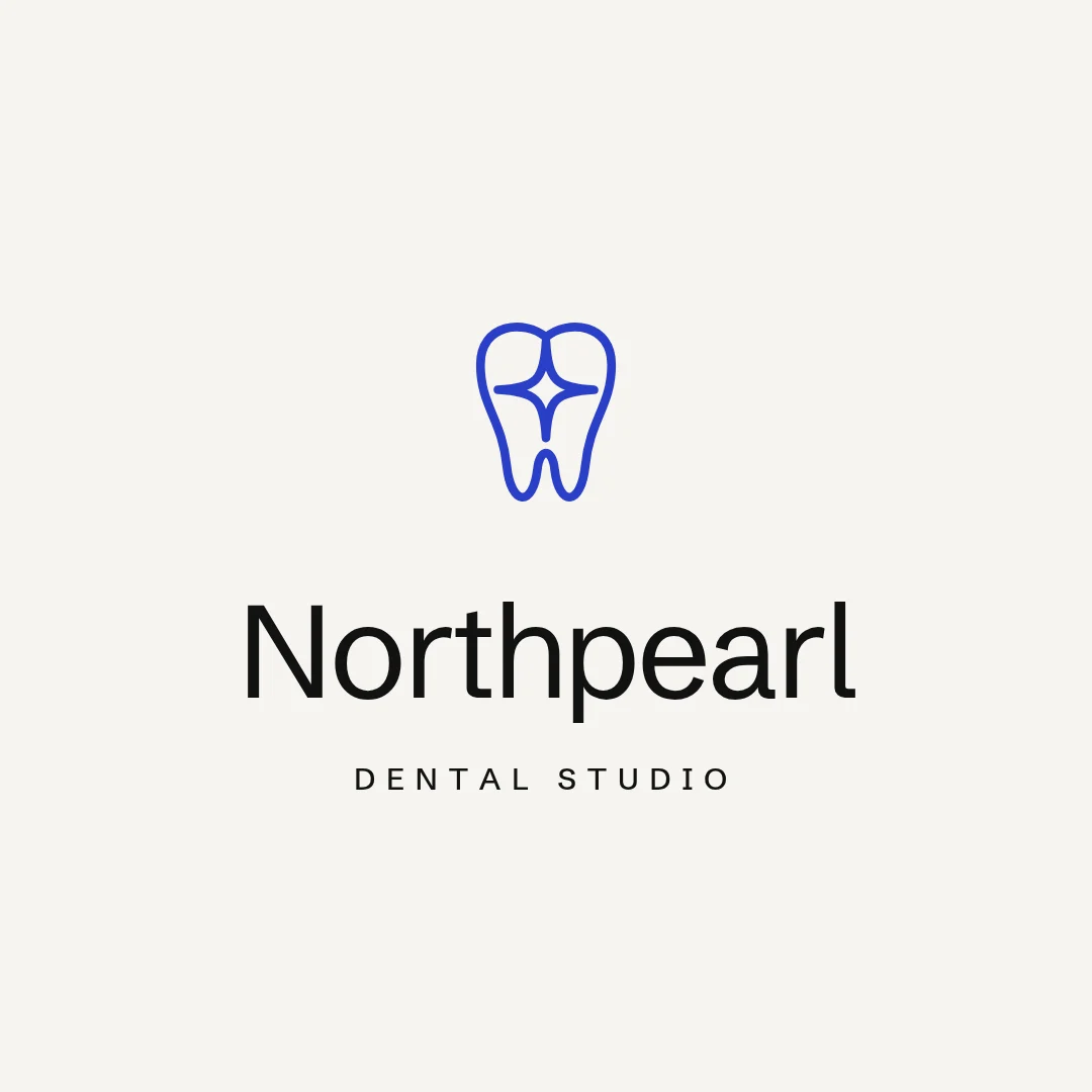 Pearl Spark Monoline Dental Logo – Logo template