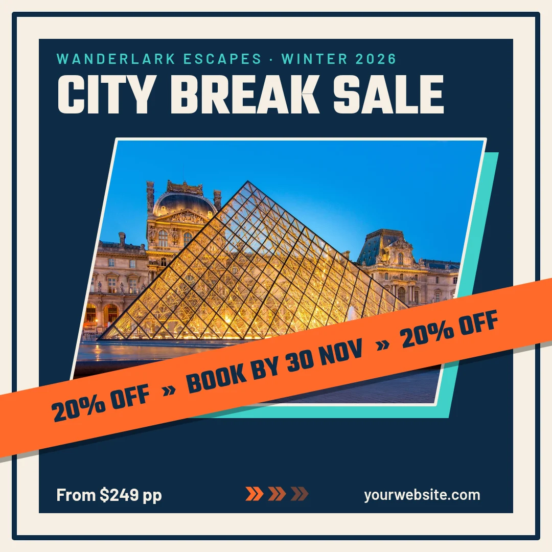 Pyramid Band Escape Sale – Instagram post template