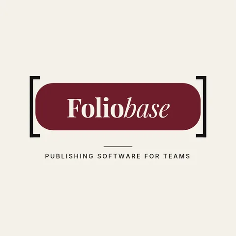 Folio Bracket Pill Wordmark – Logo template