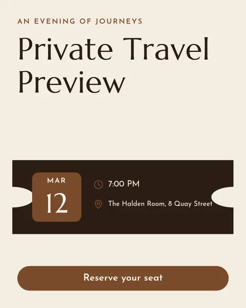 Ivory Gala Departure Evening – Instagram post template