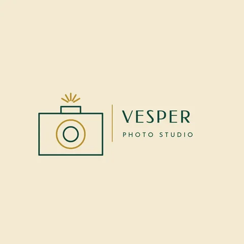 Vesper Deco Camera Lockup – Logo template