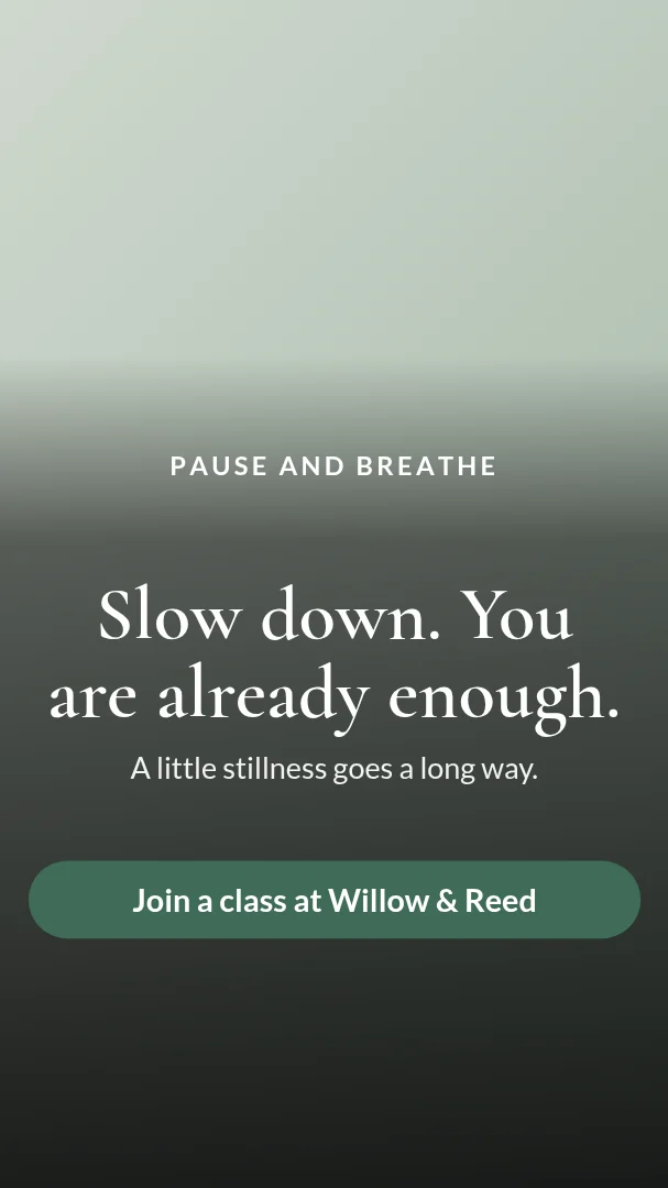 Soft Sage Breath Quote – Instagram story template