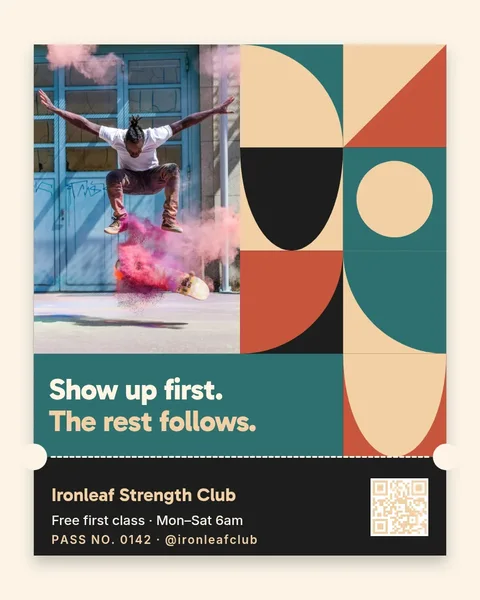 Quilt Ticket Stub Quote – Instagram post template