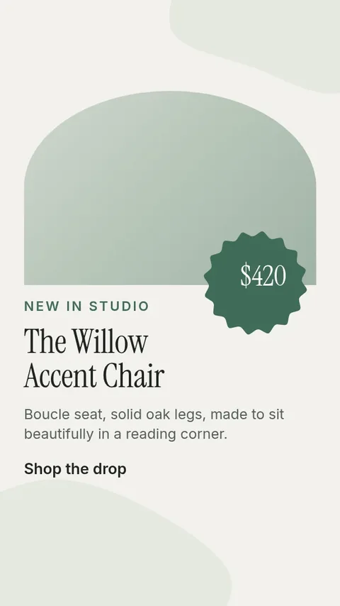 Sage Arch Piece Drop – Instagram story template