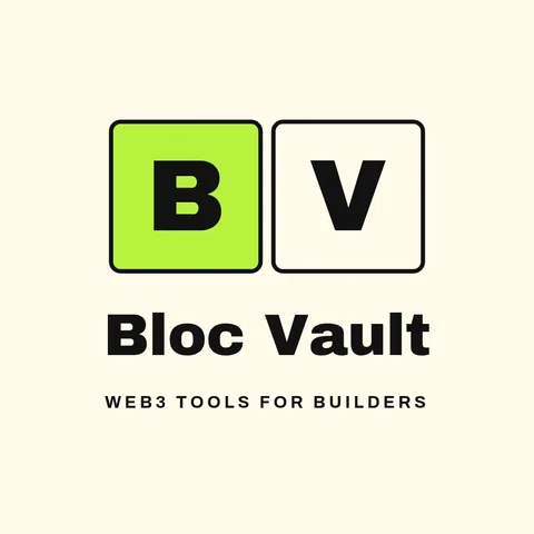 Bloc Vault Flat Monogram – Logo template