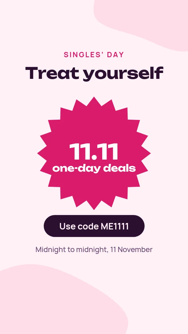 Singles’ Day 11.11 sale – Instagram story template