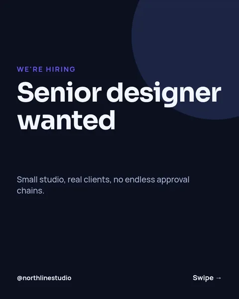 Join The Studio Carousel – Instagram carousel template, 6 pages
