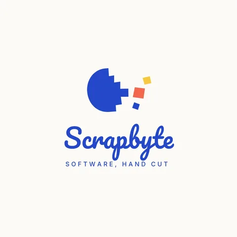Cut Pixel Script Logo – Logo template