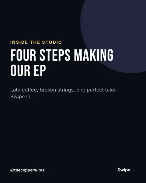 Studio Diaries Carousel – Instagram carousel template, 6 pages
