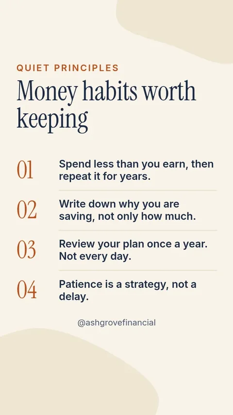 Quiet Money Principle – Instagram story template
