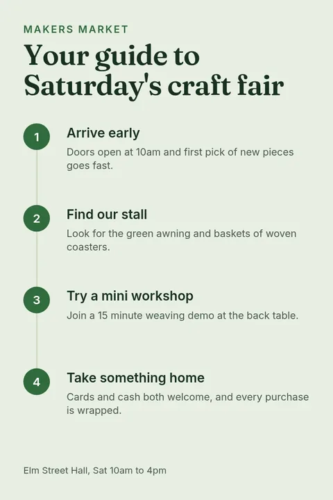 Makers Market Plan Pin – Pinterest pin template
