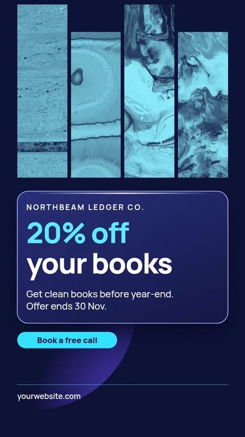 Glass Pillars Ledger Promo – Instagram story template