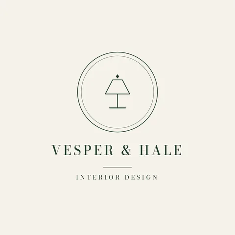 Vesper Lamp Ring Emblem – Logo template