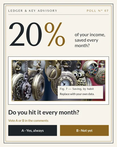 Passe-partout Savings Poll – Instagram post template