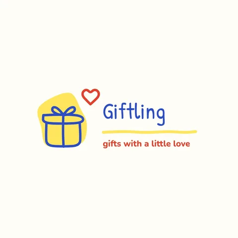 Giftling Doodle Heart Logo – Logo template