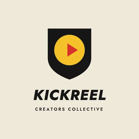 Kickreel Play Shield Logo – Logo template