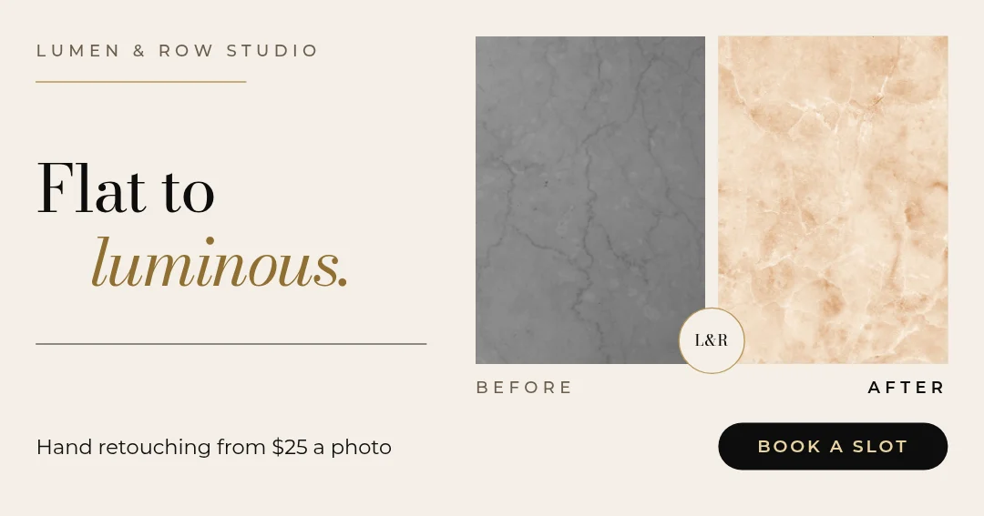 Marble Pair Hairline Retouch – Facebook post template
