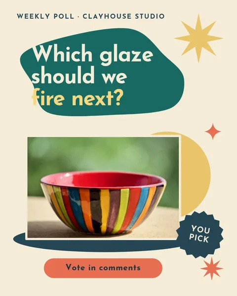 Kiln Stripe Atomic Poll – Instagram post template