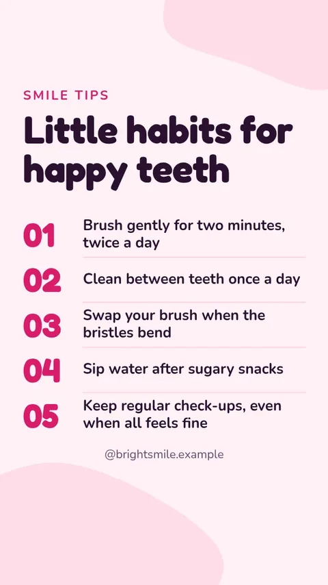 Brush Better Story Tips – Instagram story template