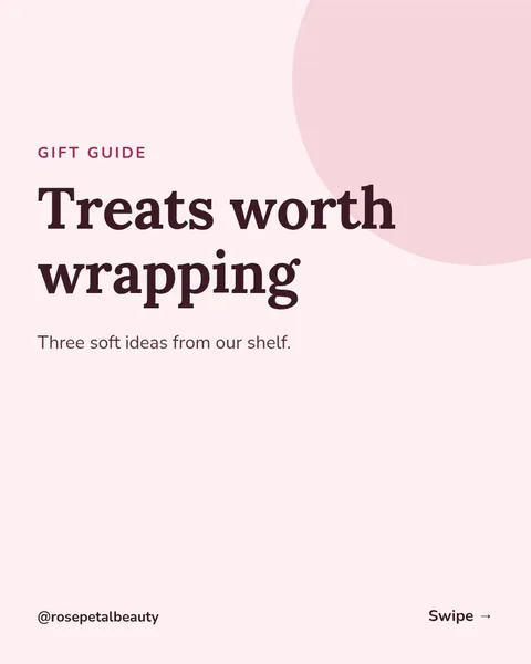 Blush Gift Guide Carousel – Instagram carousel template, 5 pages