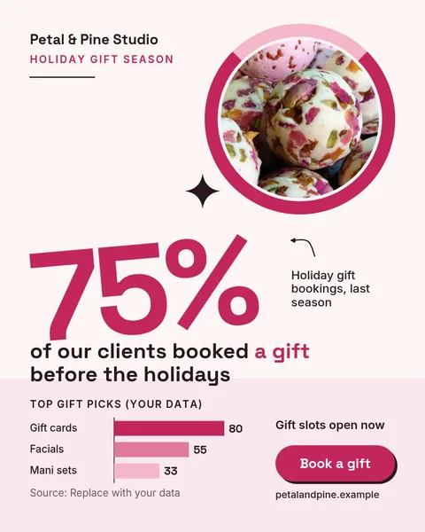 Rose Ring Gift Season Stat – Instagram post template