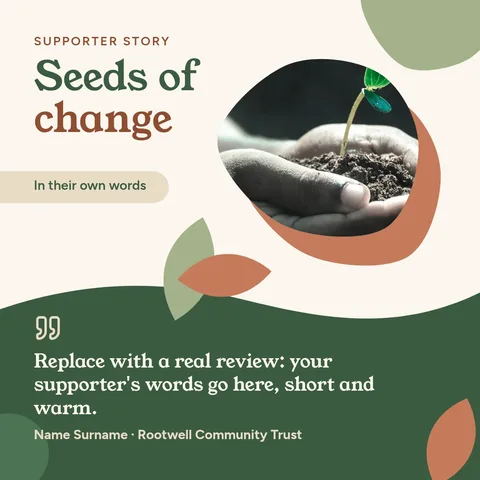 Sprout Blob Supporter Story – Instagram post template