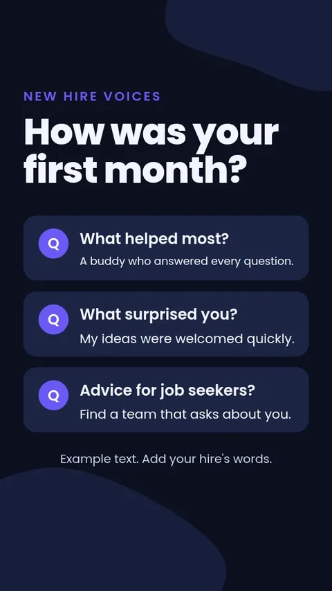 Hired and Heard Story – Instagram story template