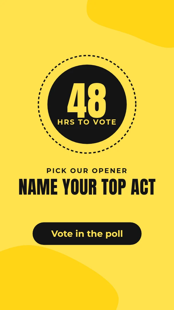 Vote the Line-Up Story – Instagram story template
