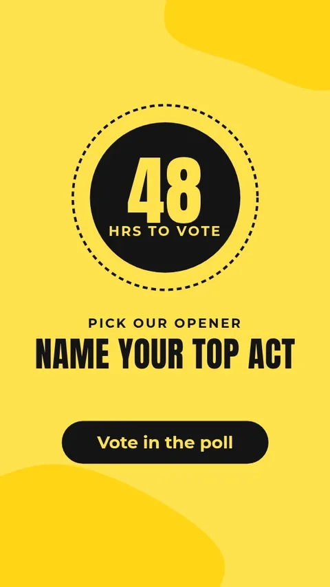 Vote the Line-Up Story – Instagram story template