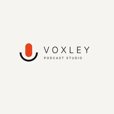 Voxley Cradle Mic Logo – Logo template