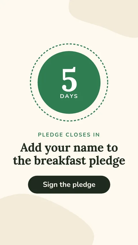 Petition / pledge – Instagram story template