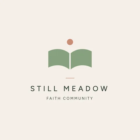 Still Meadow Open Book Logo – Logo template