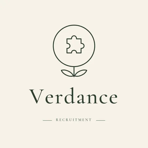 Verdance Botanical Puzzle Crest – Logo template