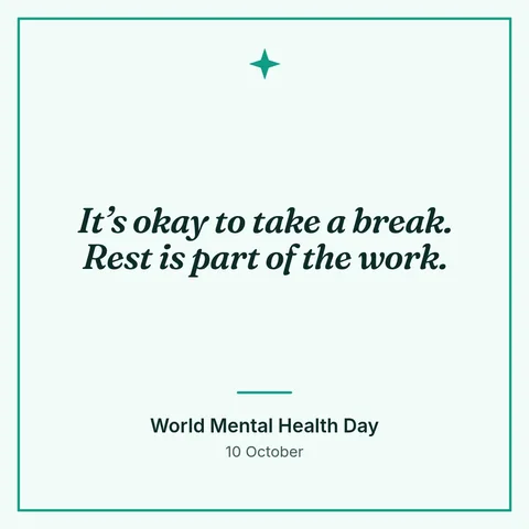 Mental health day – Instagram post template