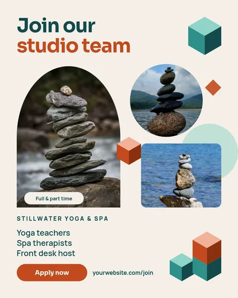 Stacked Stone Team Call – Instagram post template
