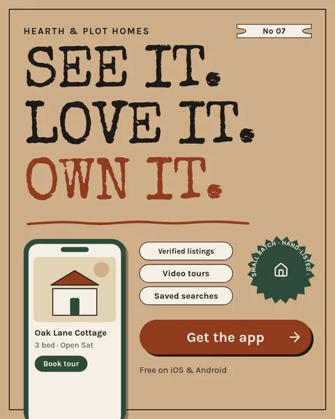 Kraft Label Door Headline – Instagram post template