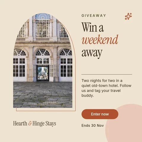 Old Town Arch Giveaway – Instagram post template