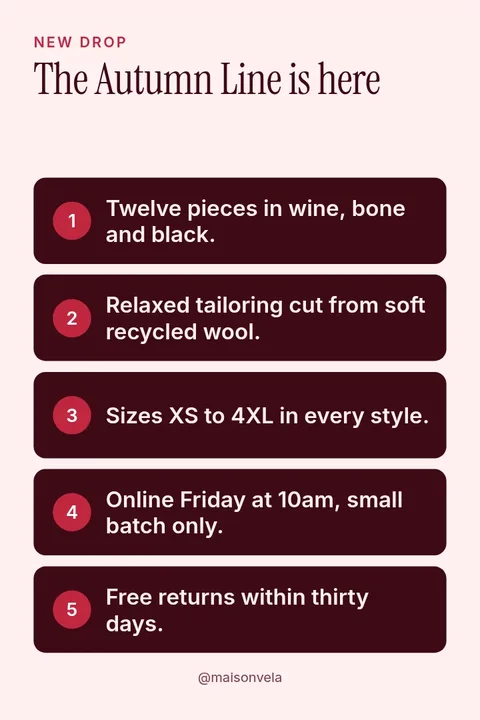 New Drop Spec Sheet – Pinterest pin template