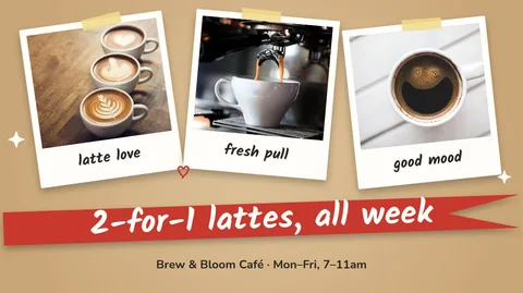 Ribbon Over Prints Latte Week – X post template