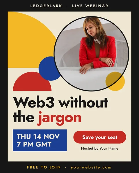 Primary Frame Web3 Webinar – Instagram post template