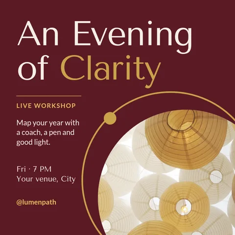 Lantern Circle Evening – LinkedIn post template