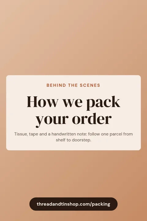Packing Table Peek – Pinterest pin template
